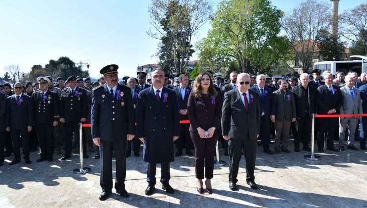 Türk Polis Teşkilatının Kuruluş Yıldönümü Münasebetiyle Çelenk Sunma Töreni Düzenlendi